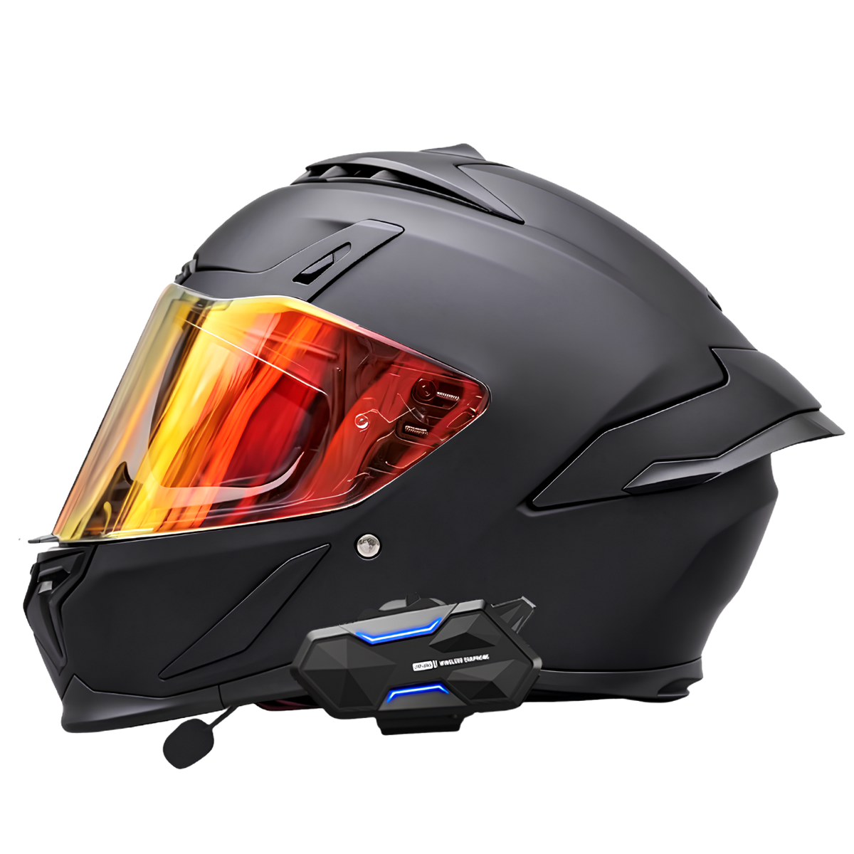 M2 Full Face Helmet with Bluetooth Intercom