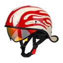 Takizawa 2.0 – Retro Half Helmet with Visor