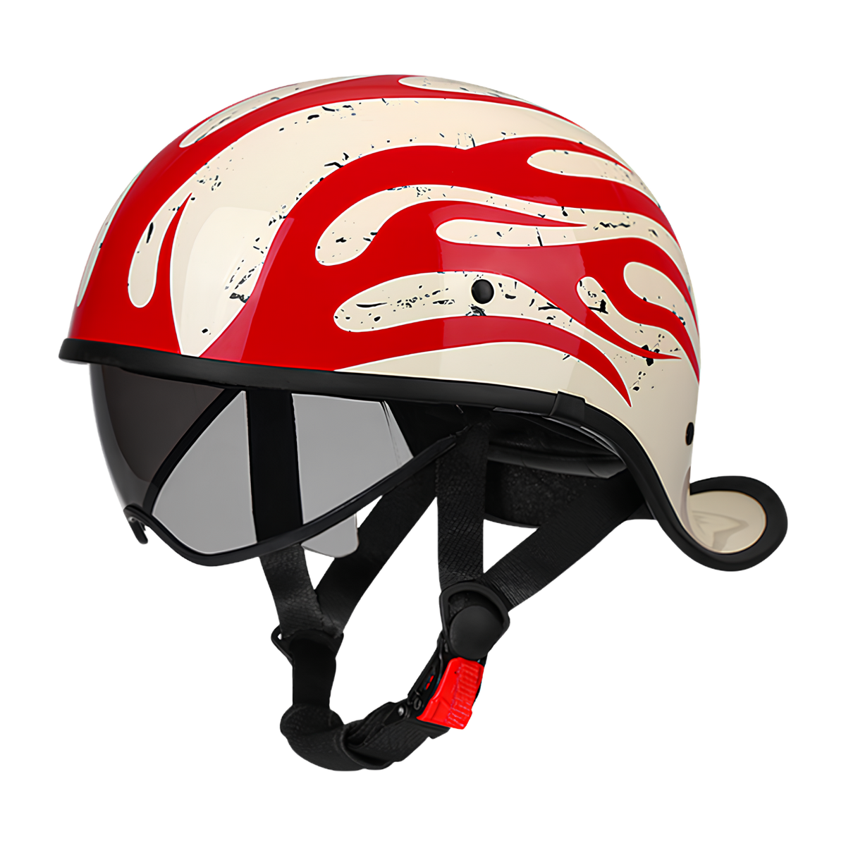 Takizawa 2.0 – Retro Half Helmet with Visor