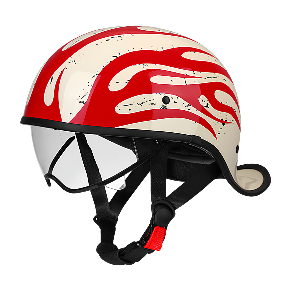 Takizawa 2.0 – Retro Half Helmet with Visor