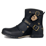 Otto's Leather Motorcycle Biker Boots