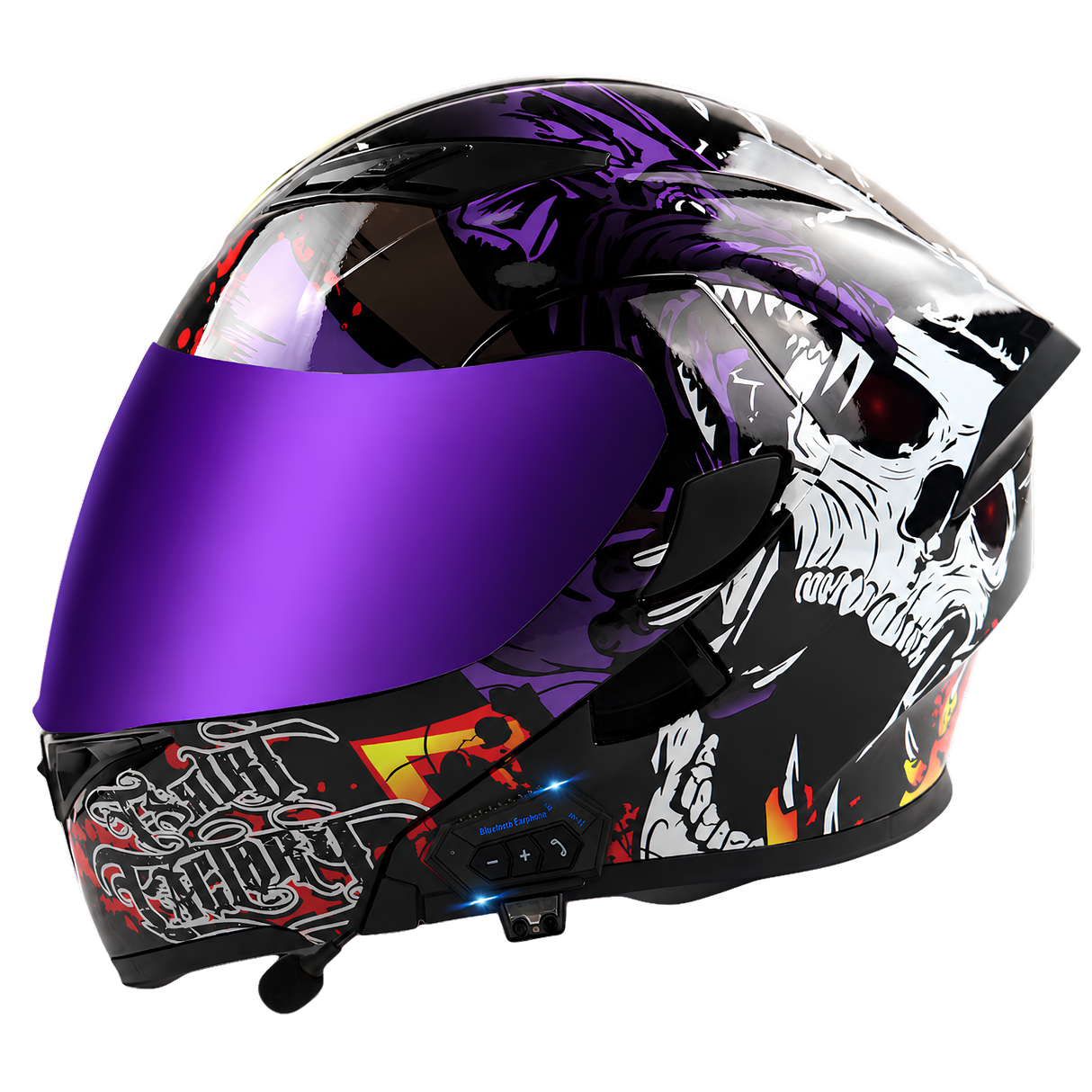 K1 Colored Modular Helmet - Bluetooth Headset