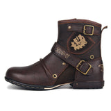 Otto's Leather Motorcycle Biker Boots