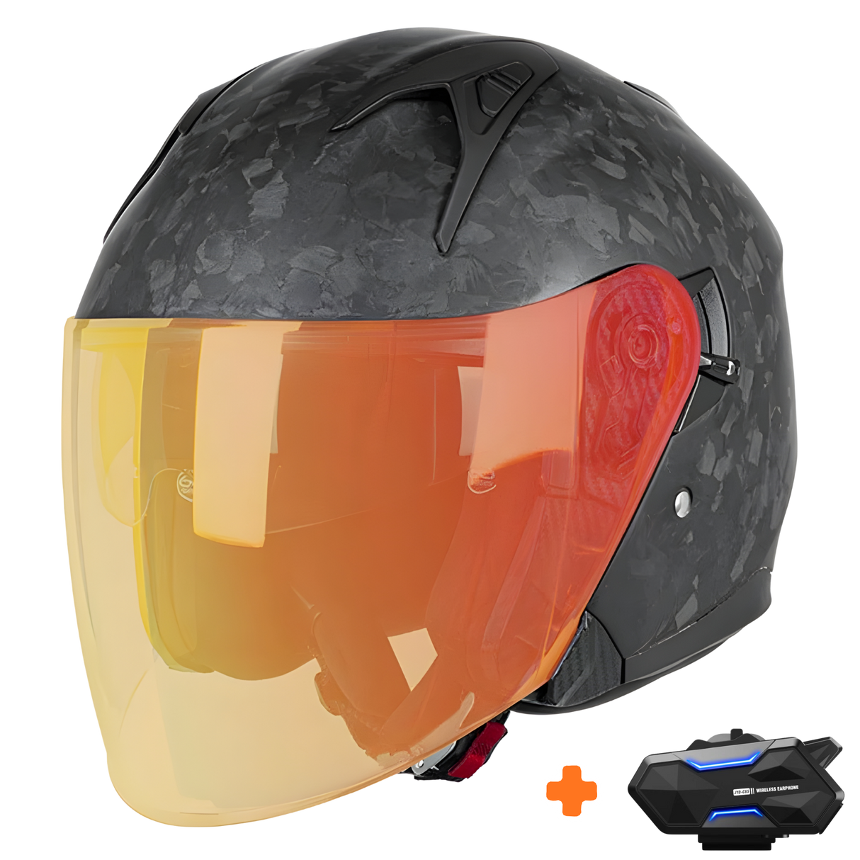 O5 Carbon Open Face Helmet