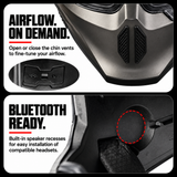 Outlaw – Retro Full-Face Motorcycle Helmet