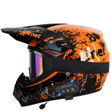 Aegis X9 Motocross Helmet with Bluetooth Headset