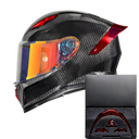 R7 Carbon Helmet Custom Accent Kit – Red Wing & Vents Set