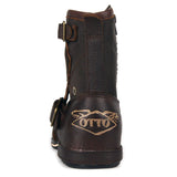 Otto's Leather Motorcycle Biker Boots