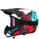 Aegis X9 Motocross Helmet with Bluetooth Headset