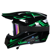 Aegis X9 Motocross Helmet with Bluetooth Headset