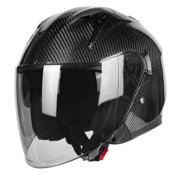carbon fibre open face motorcycle helmet O5 Carbon Open Face Helmet – Gear Rider