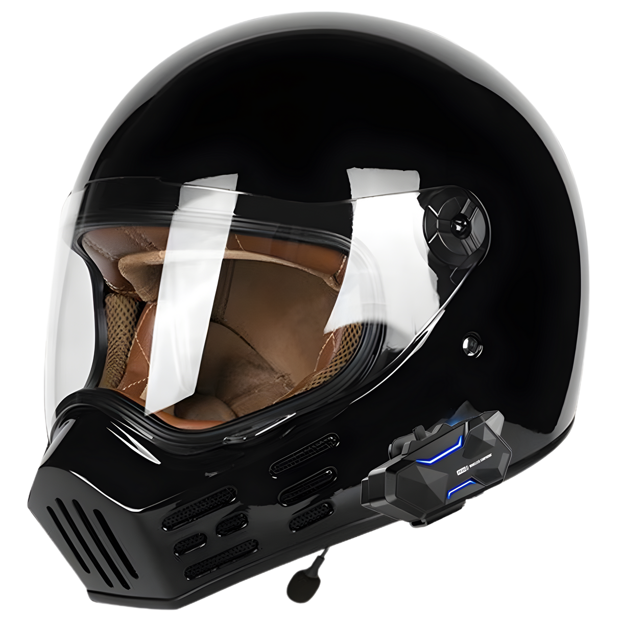 X1 Retro Helmet – Bluetooth Intercom (2–8 Riders)