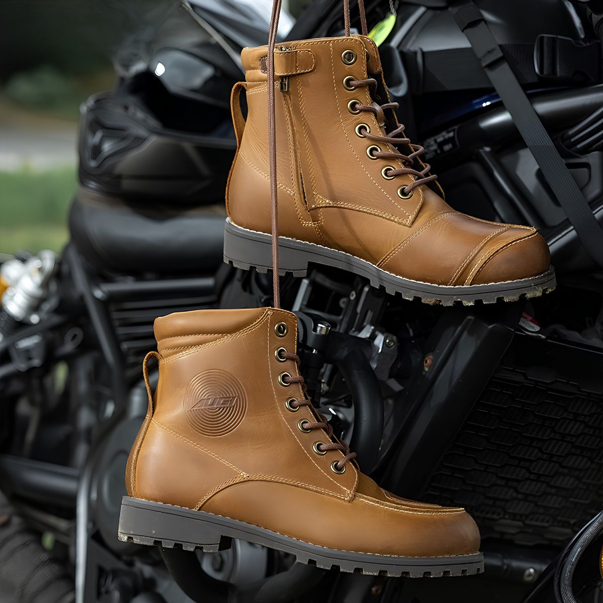 A1 Vintage Motorcycle Boots