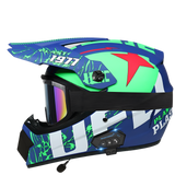 Aegis X9 Motocross Helmet with Bluetooth Headset