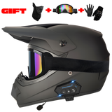 Aegis X9 Motocross Helmet with Bluetooth Headset