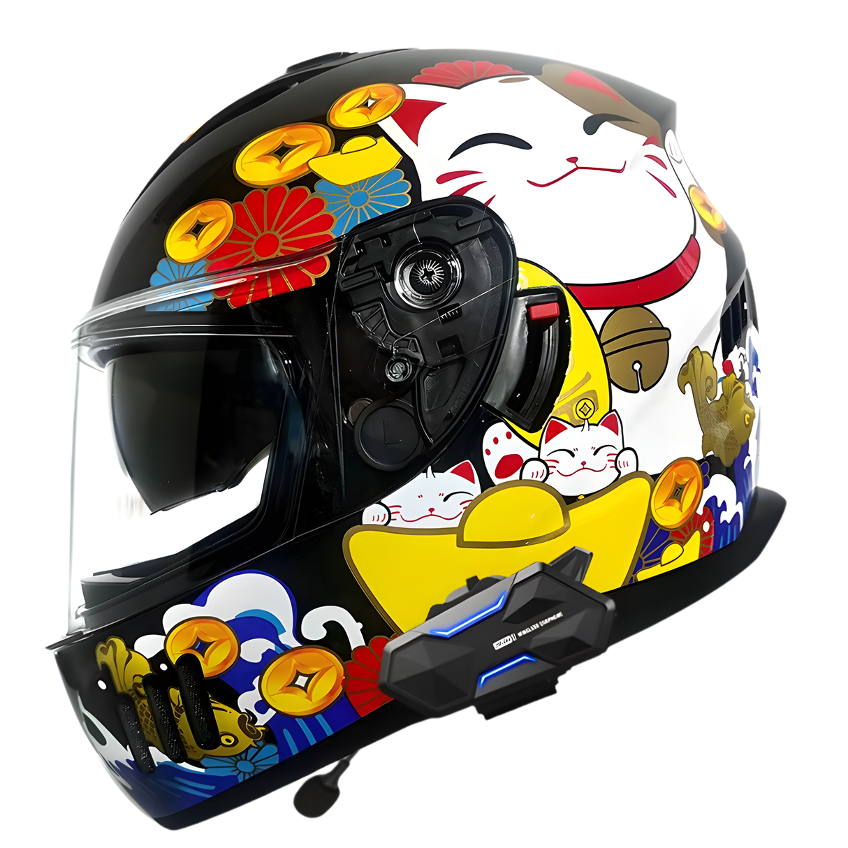 VX-1 Full Face Helmet – Bluetooth Intercom Helmet