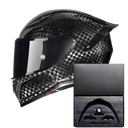 R7 Carbon Helmet Custom Accent Kit – Red Wing & Vents Set