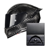 R7 Carbon Helmet Custom Accent Kit – Red Wing & Vents Set