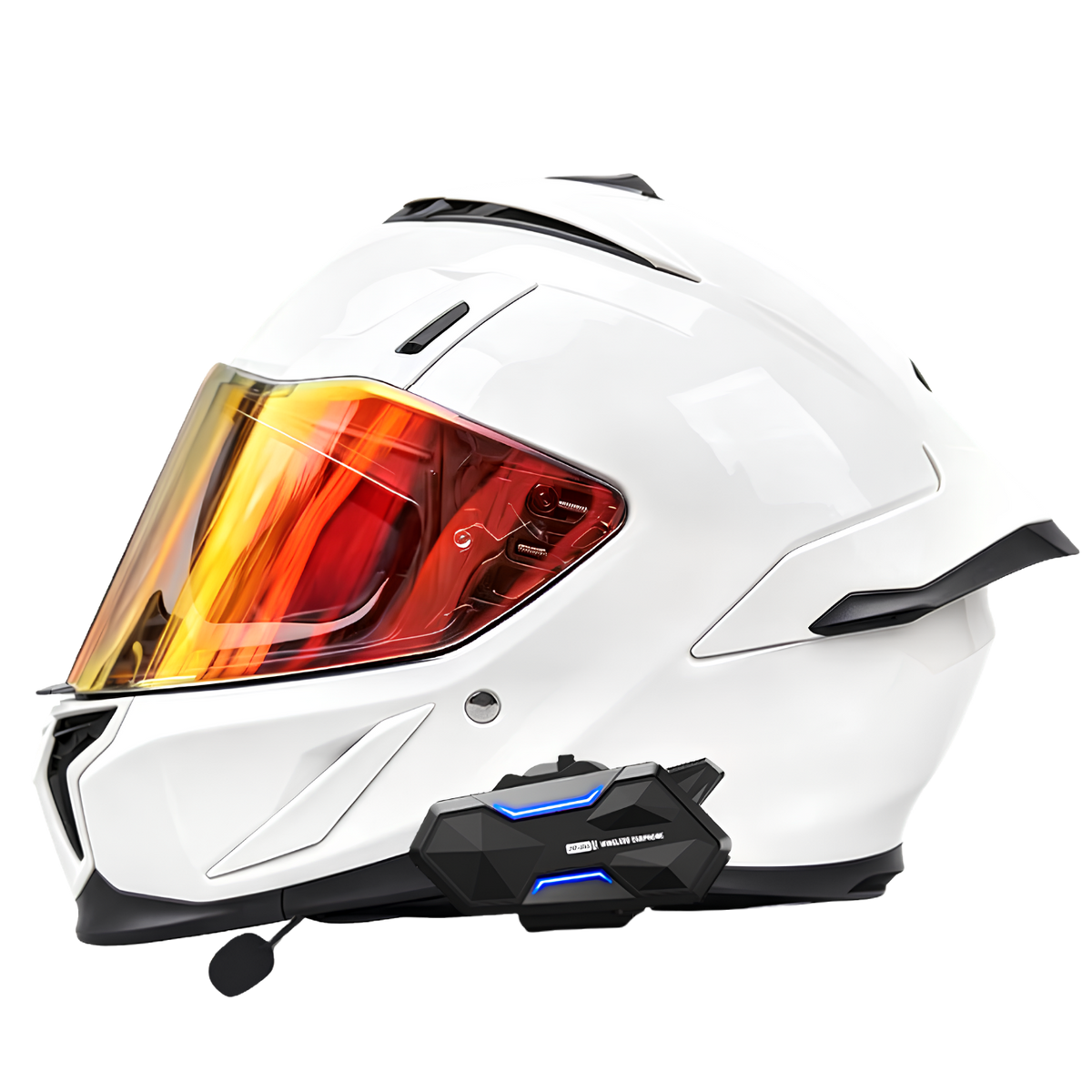 M2 Full Face Helmet with Bluetooth Intercom