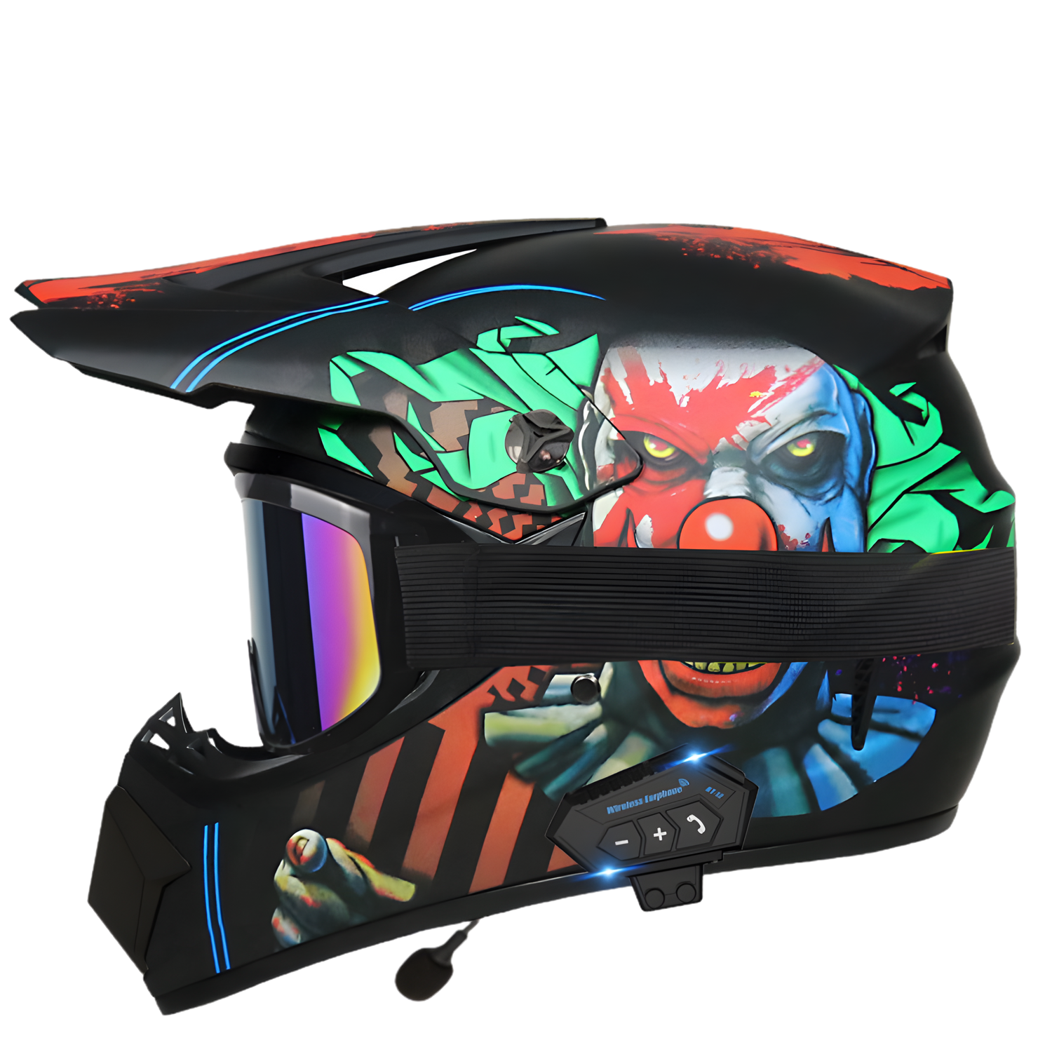 Aegis X9 Motocross Helmet with Bluetooth Headset – Gear Rider