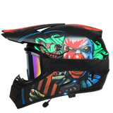 Aegis X9 Motocross Helmet with Bluetooth Headset