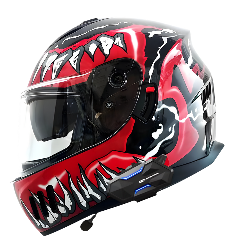 VX-1 Full Face Helmet – Bluetooth Intercom Helmet