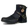 Otto's Leather Motorcycle Biker Boots