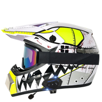 Aegis X9 Motocross Helmet with Bluetooth Headset