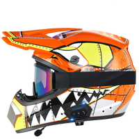 Aegis X9 Motocross Helmet with Bluetooth Headset
