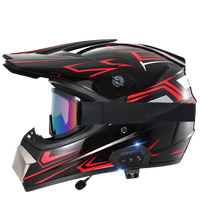 Aegis X9 Motocross Helmet with Bluetooth Headset