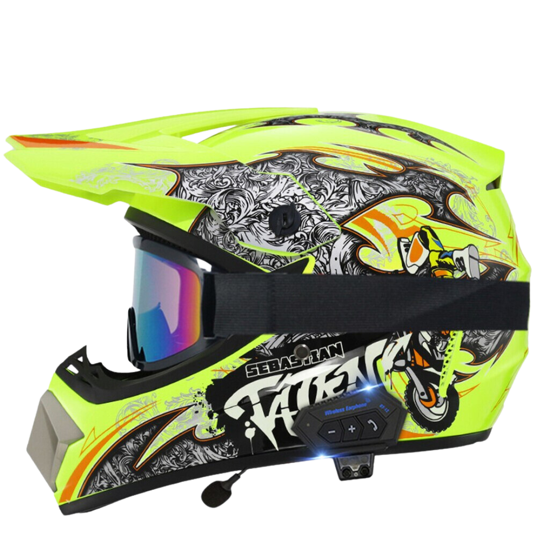 Motocross online bluetooth helmet