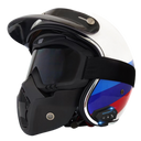 N1 3/4 Open Face Helmet with Bluetooth headset