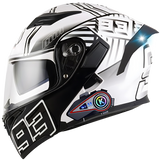 R6s Modular Helmet with 2-3 Riders Intercom Bluetooth Headset – IPX6 Waterproof, AI Voice Control