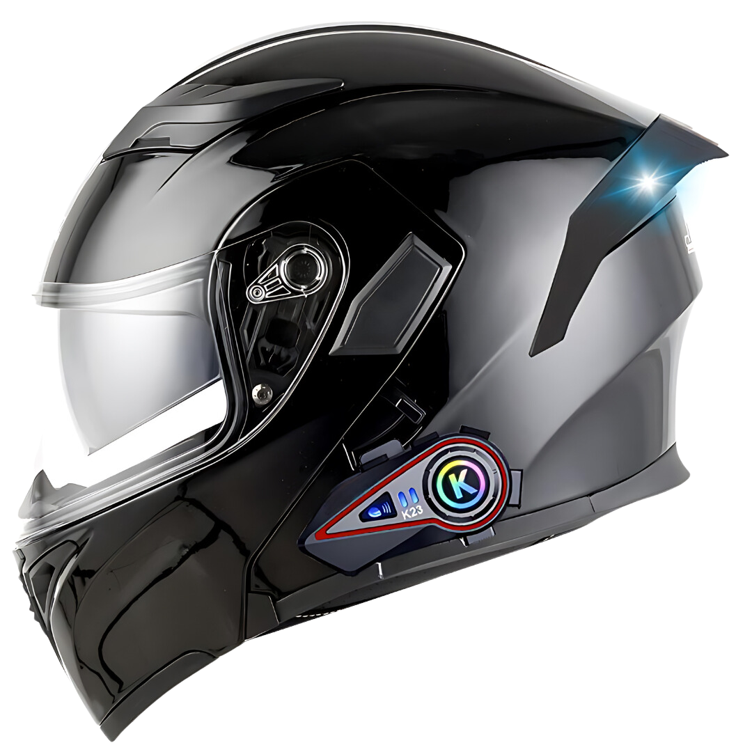 R6s Modular Helmet with 2 Riders Intercom Bluetooth Headset