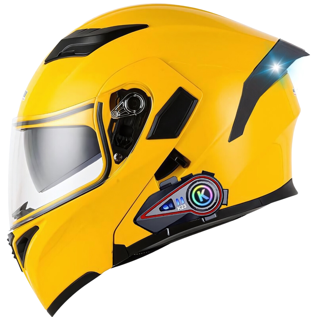 R6s Modular Helmet with 2 Riders Intercom Bluetooth Headset