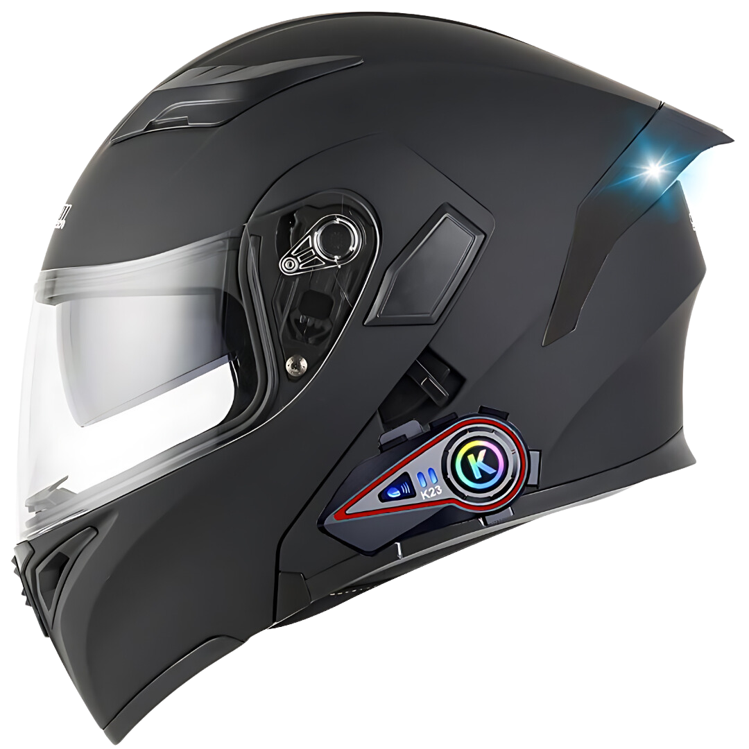 R6s Modular Helmet with 2 Riders Intercom Bluetooth Headset