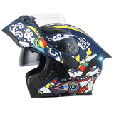 R6s Modular Helmet with 2 Riders Intercom Bluetooth Headset