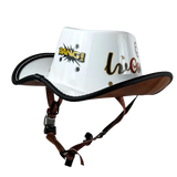 Retro Cowboy Motorcycle Helmet