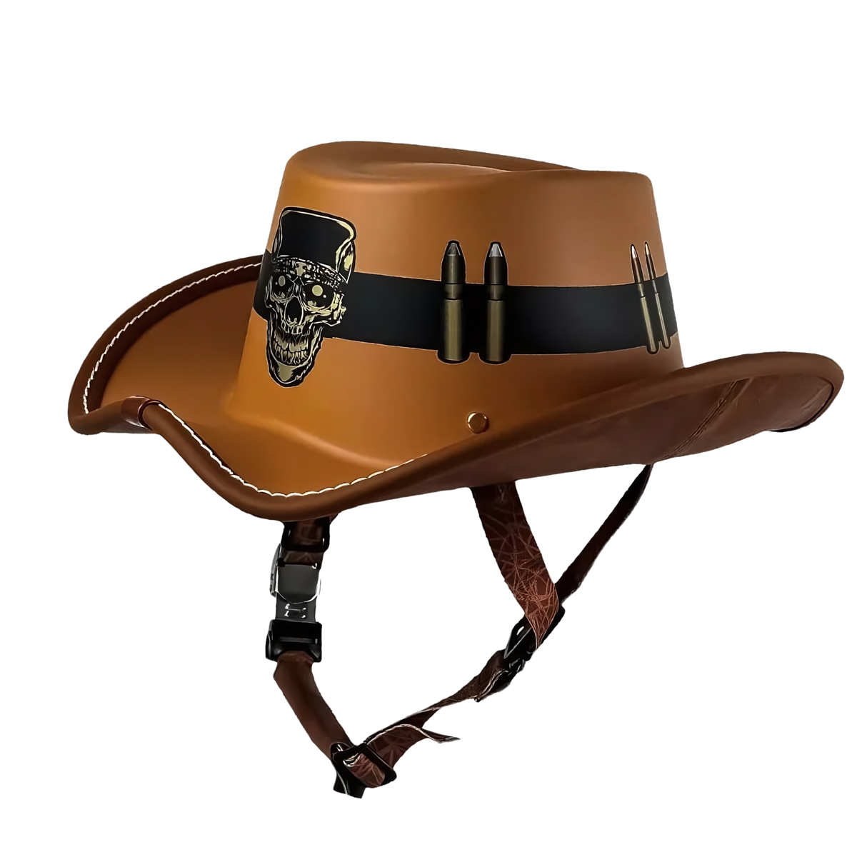 Retro Cowboy Motorcycle Helmet