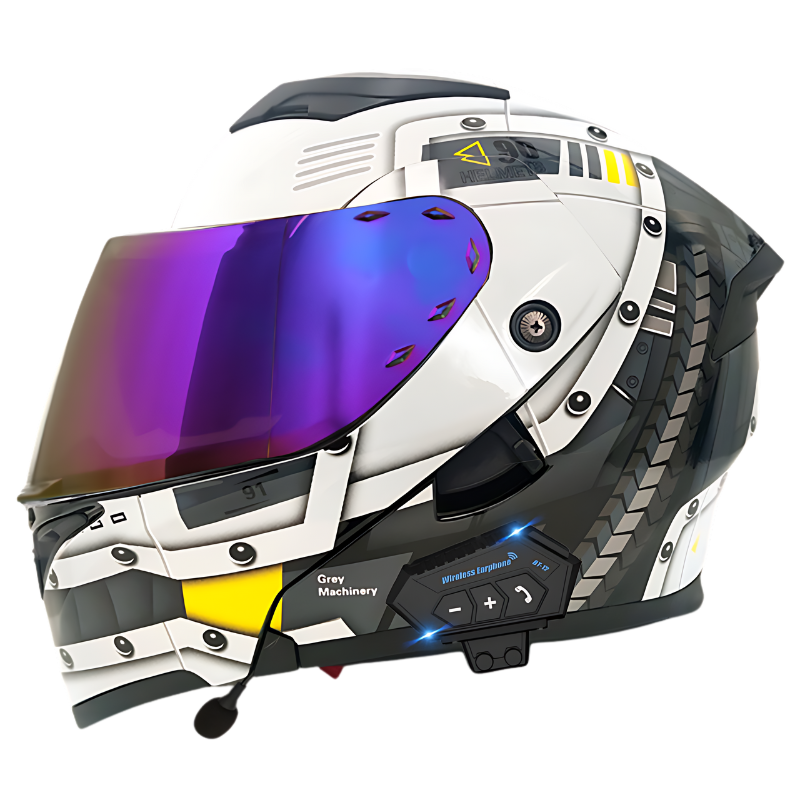 K1 Colored Modular Helmet - Bluetooth Headset