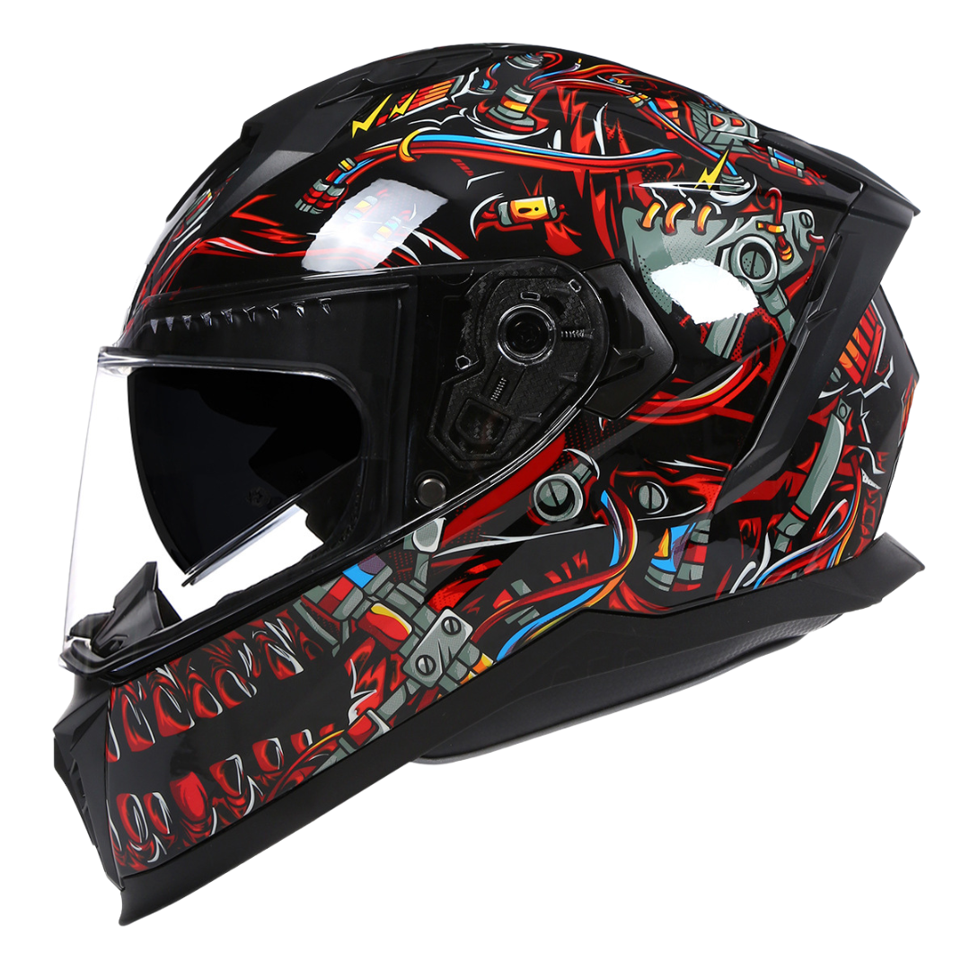 X7 Full Face Helmet – ABS Hard Shell, Anti-Fog
