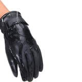 Leather USB Heated Winter Gloves - Touchscreen