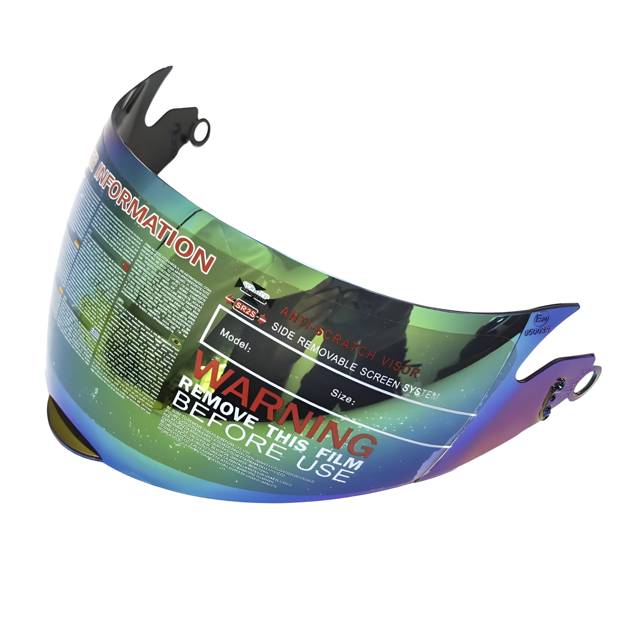 Visor Replacement forR2 Modular Motorcycle Helmet - ECE