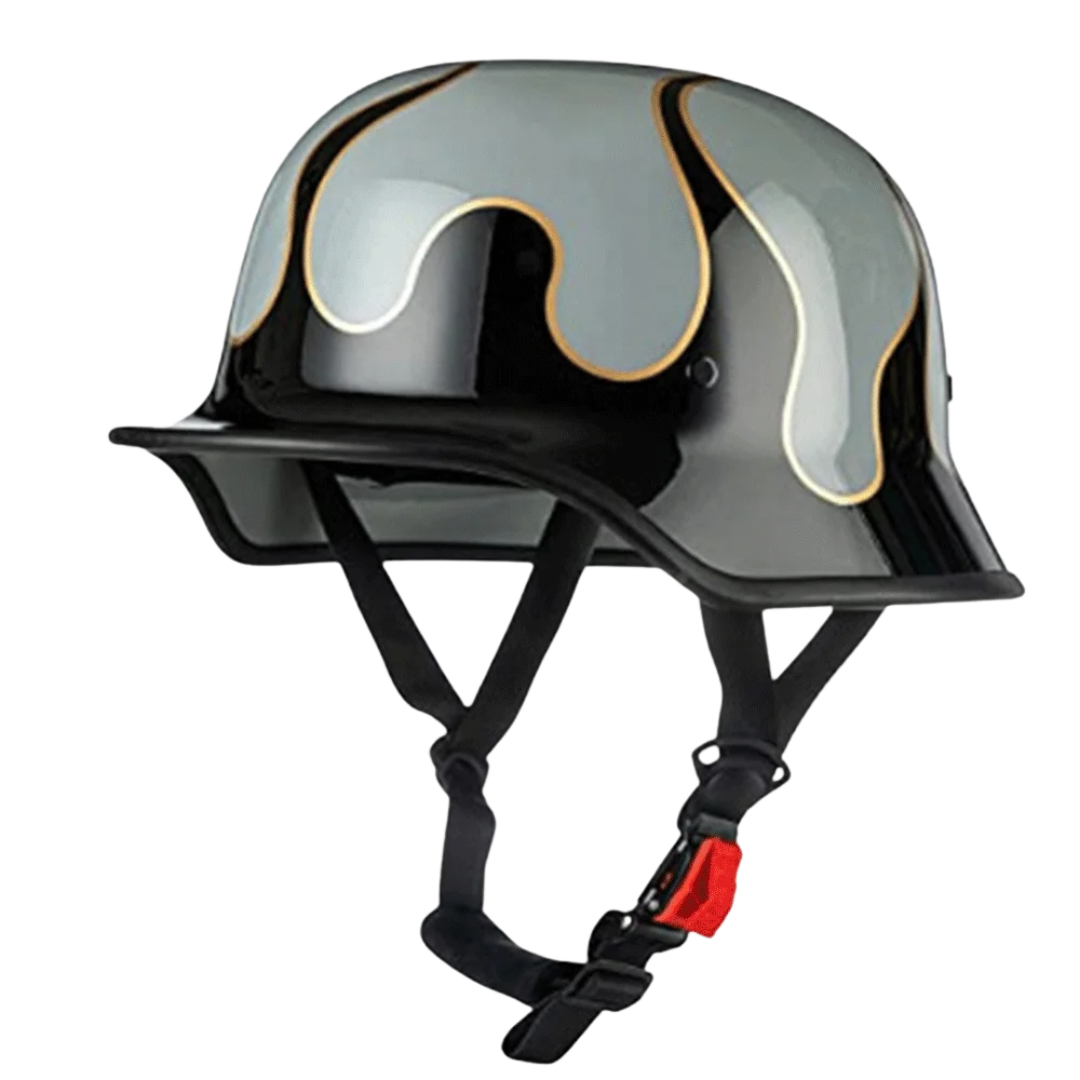 Premium German Motorcycle Half Helmet: Lightweight, Comfort Safety