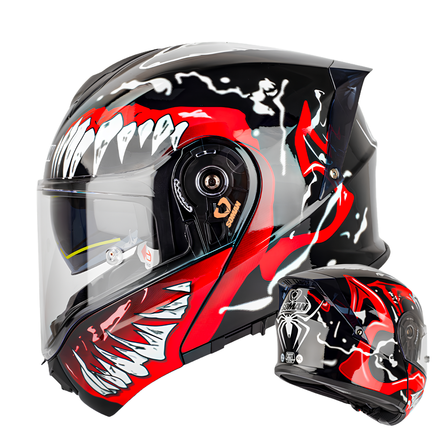 SM1 Modular Motorcycle Helmet – Dual Lens, ECE Certified – Gear Rider
