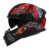 X7 Full Face Helmet – ABS Hard Shell, Anti-Fog