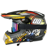Aegis X9 Motocross Helmet with Bluetooth Headset