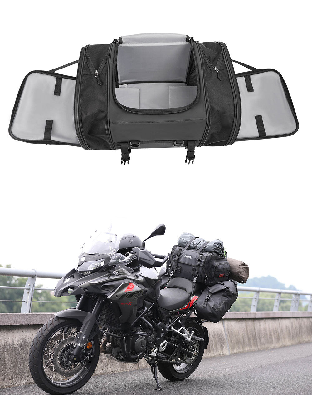Motorcycle Expandable Storage Bag