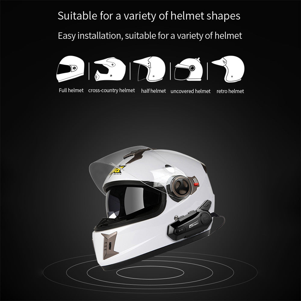 BikerLink 5.0: Intercom Bluetooth Helmet Headset