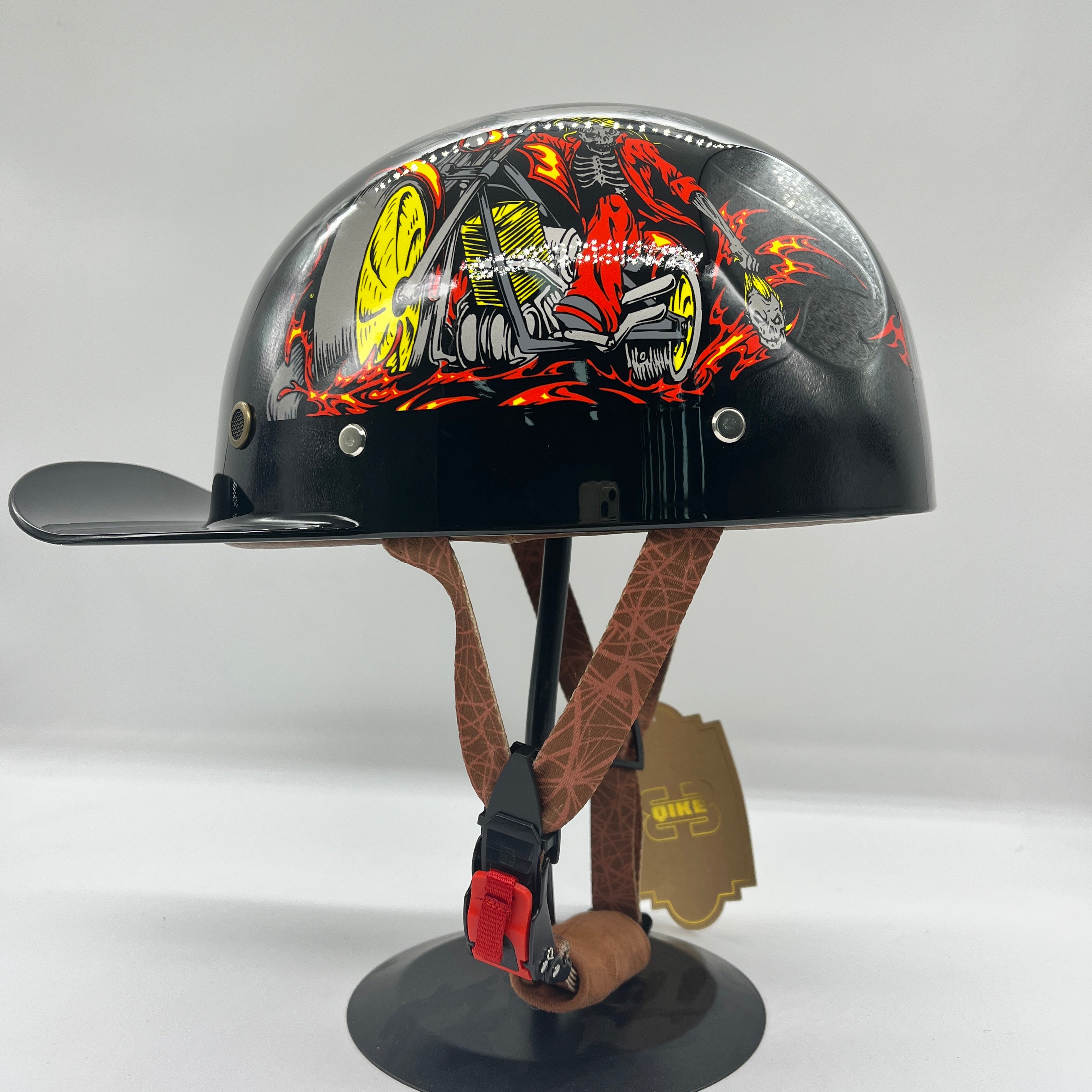 Dot ball store cap motorcycle helmet